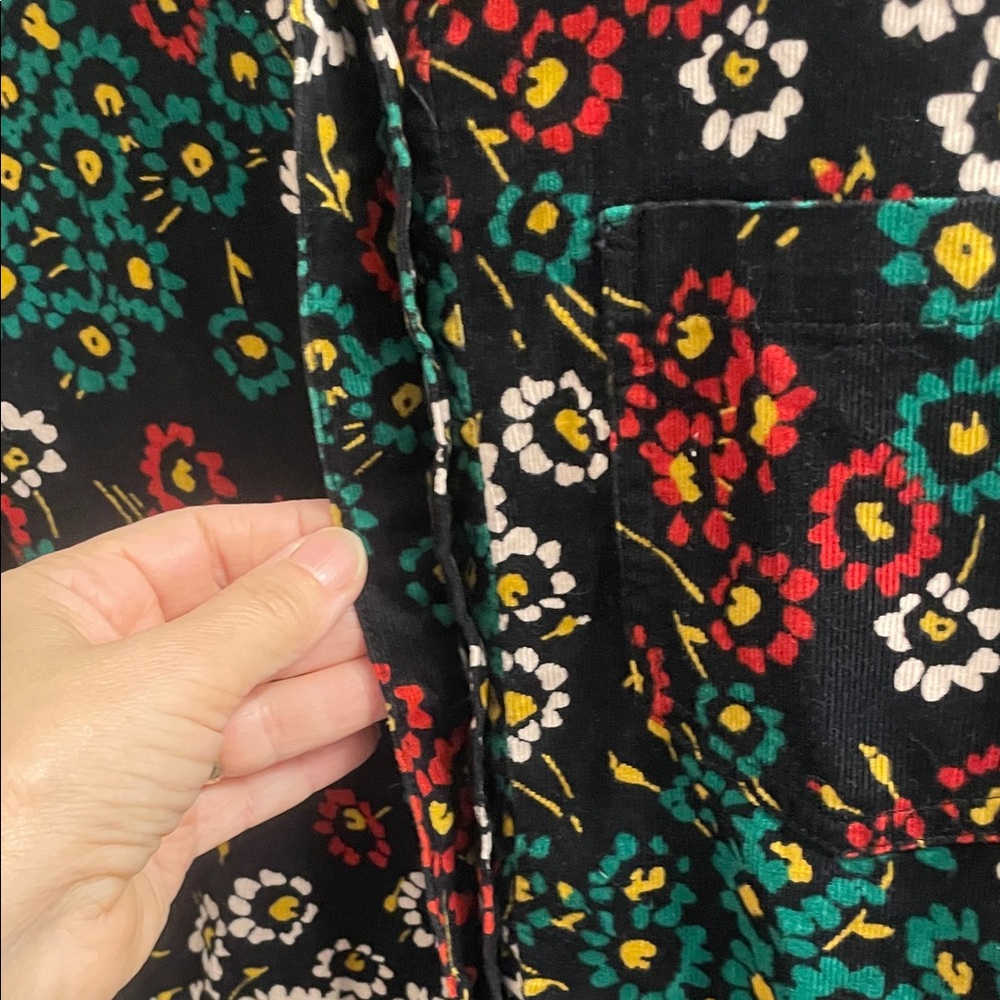 Boden Black Floral Long Sleeve Dress - Picture 6 of 10